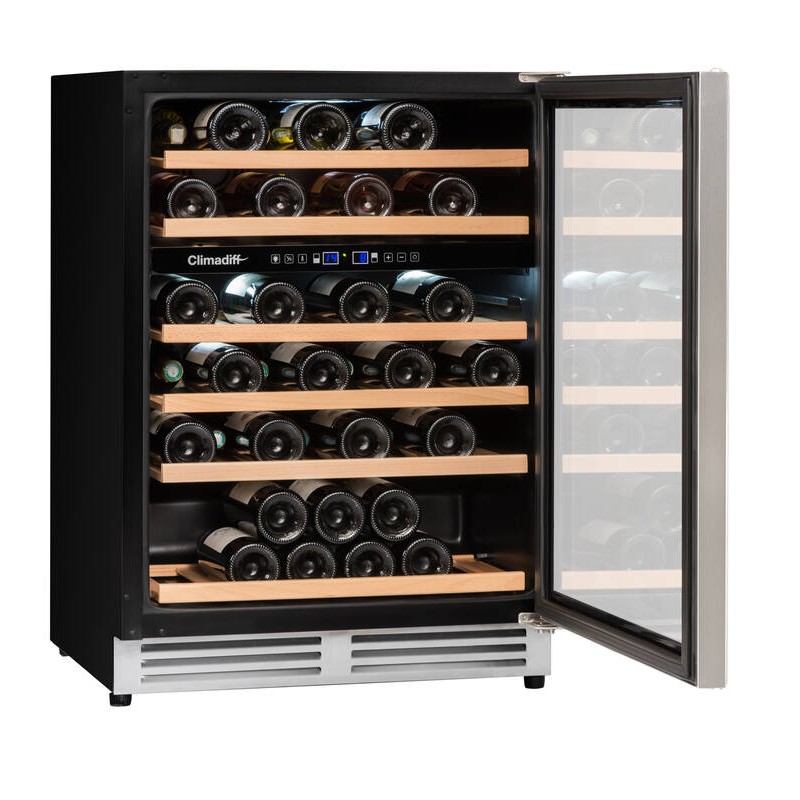 Dual zone wine service cellar CBU51D1X 51 bottles - Climadiff