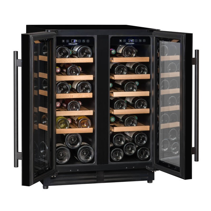 CBU40D1B Climadiff 40-bottle dual-zone built-in wine cellar - Climadiff