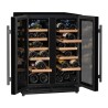 CBU40D1B Climadiff 40-bottle dual-zone built-in wine cellar - Climadiff