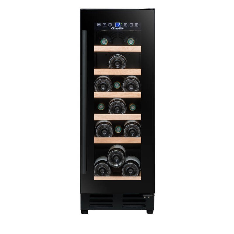 Built-in wine cellar CBU18S2B Climadiff - 20 bottles