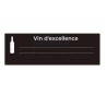 Set mit 5 Winelabels "Vin d'Excellence" - Climadiff