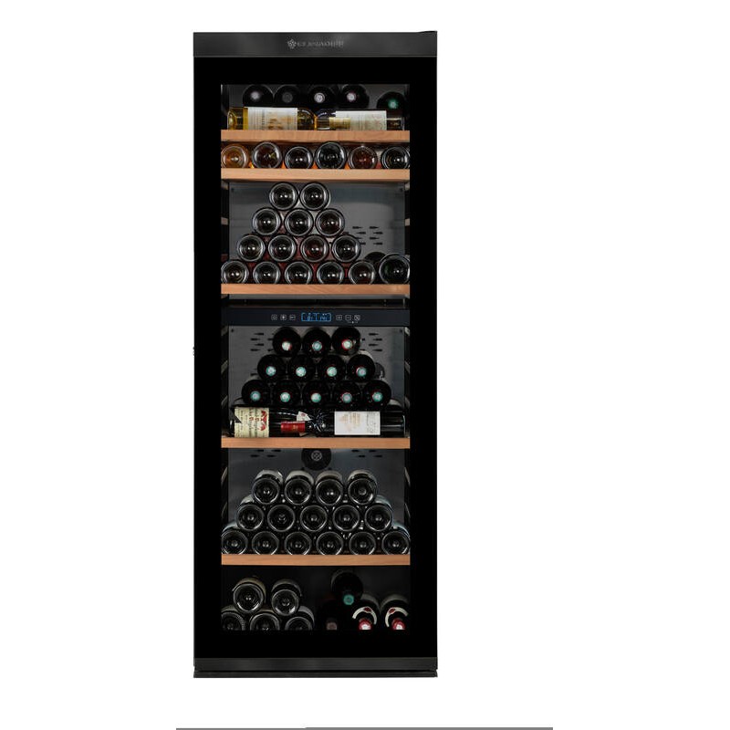 Cave de vieillissement double zone MILLESIME190DB - 193 bouteilles - Climadiff