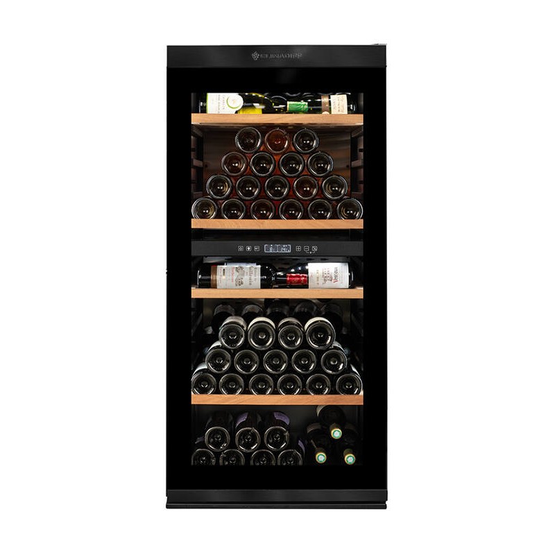 Cave de vieillissement double zone MILLESIME140DB - 138 bouteilles - Climadiff