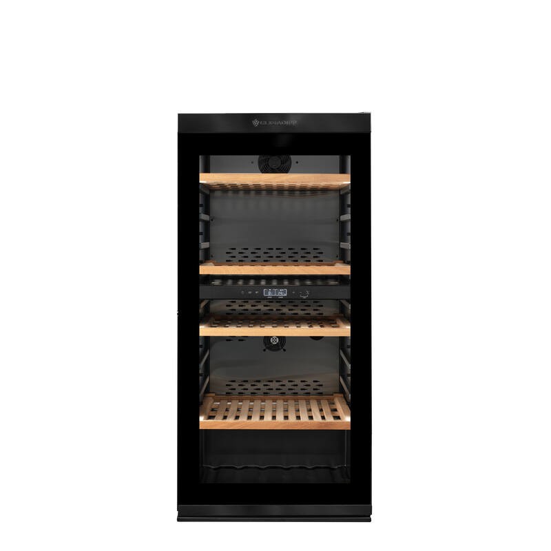 MILLESIME140DB Reifungs-Weinkühlschrank mit zwei Zonen - 138 Flaschen - Climadiff
