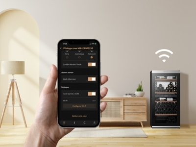 Weinkühlschrank vernetzt, personalisierte Verkostungen